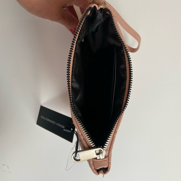 French Connection Flora Box Quilt Wristlet Wallet, Color Rose - Picture 4 of 11